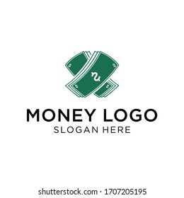 Money logo simple , clean , neat and eleghant.