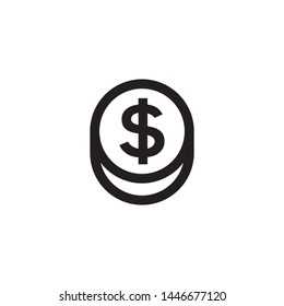Money logo template vector icon design