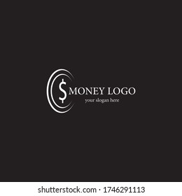 Ilustración vectorial de la plantilla de logotipo de dinero