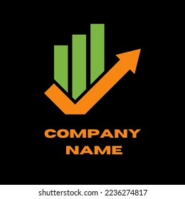 Money logo vector design, Money logo template, Business and finance icons, Money with arrow sign, Currency, Financial support, perfect for your business logo.