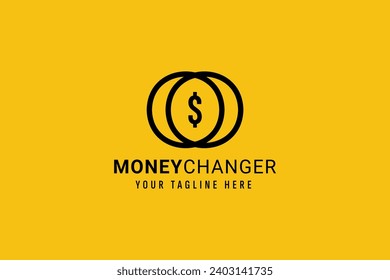 ilustración de icono del vector del logotipo del dinero