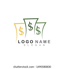 Money logo vector template stock vector illustration