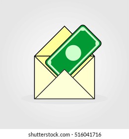 MONEY MAIL BUSINESS FINANCE COMPANY LOGO TEMPLATE EMBLEM SIGN SYMBOL
