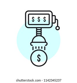 Money Making Modern Simple UI Vector Icon