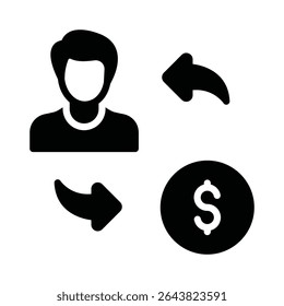 Money making Vector Icon which can easily modify or edit

