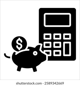 Money Management Icon Element For Design