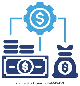 Money Management Icon Element For Design