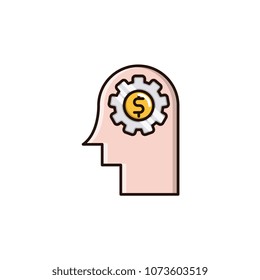 Money management vector icon