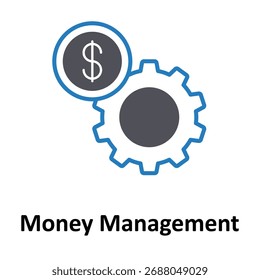 Ícone Money Management Vetor que pode facilmente modificar ou editar
