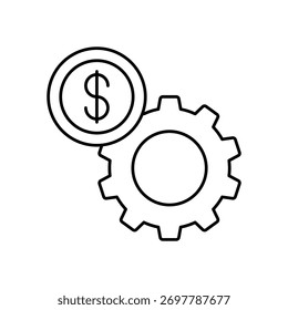 Money Management Vector Symbol, das leicht geändert oder bearbeitet werden kann
