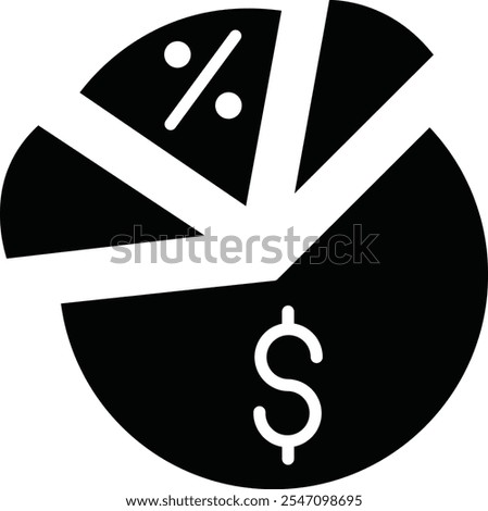Money Margin Vector Illustration Detailed Icon