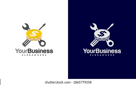 Money Mechanic logo vector template, Creative Mechanic logo design concepts