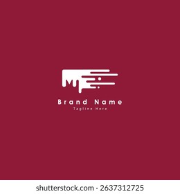 money Melted Speed Lines Logo