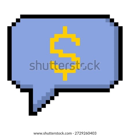 Money Message Chat Pixel Art