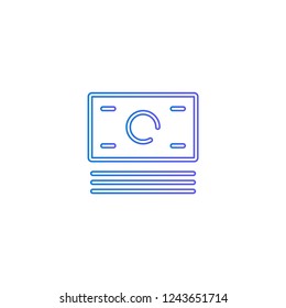 Money Modern Simple UI Vector Icon