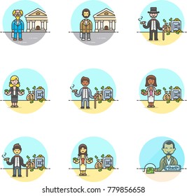 Money- Multicolor Icon Set