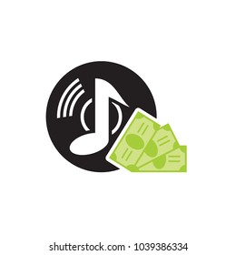 Money Music Logo icon Design