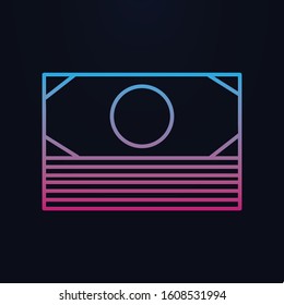 Money nolan icon. Simple thin line, outline vector of shopping icons for ui and ux, website or mobile application