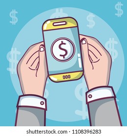 Money online concept