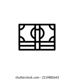 Money With Outline Icon Vector