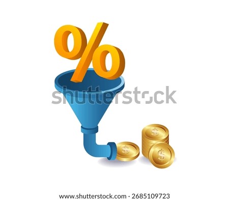 money output from the funnel filter concept