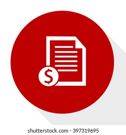 money page tax icon