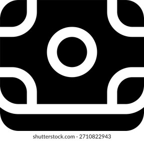 Diseño de Vector de papel de dinero en estilo moderno, pago en efectivo y concepto de transacción financiera, ilustración de finanzas corporativas. Icono de glifo