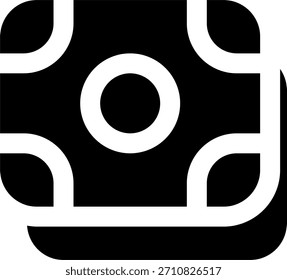 Money paper vector design in modern style, cash handling and financial transaction concept, business payment illustration. Glyph Icon