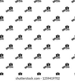Money pattern seamless vector repeat for any web design