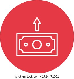 Money, payment, send icon vector image. Can also be used for Finance and Money. Suitable for use on web apps, mobile apps and print media.
