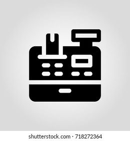 Money payment sign of cash box