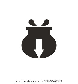 Money, payment, wallet vector icon. Simple element illustration from UI concept. Money, payment, wallet vector icon. Finance concept vector illustration.