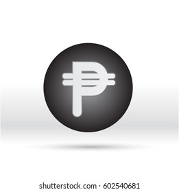 Money Peso currency vector icon