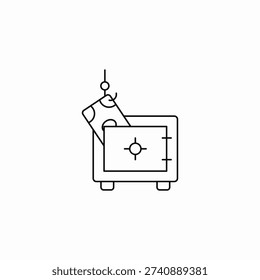 money phising icon sign vector