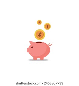 Money Pig Vector Design Template