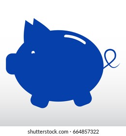 money pig vector icon