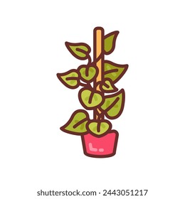 Money Plant Icon in Vektor. Firmenzeichen