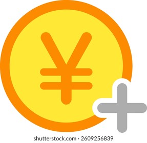 Money and Plus Sign Icon