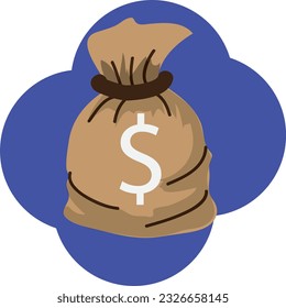 money pouch, business concepts for the construction sector, shown in flat vector design.