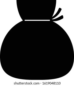  money pouch icon vector illustration.