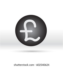 Money Pound currency vector icon