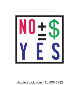 money power quotes sticker vector