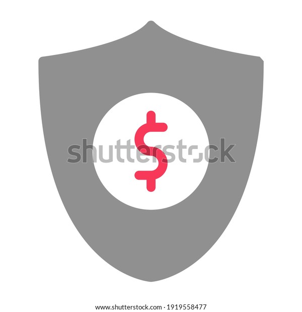 money protection icon flat style, you can use
for commercial