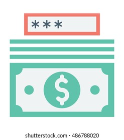 
Money Protection Vector Icon
