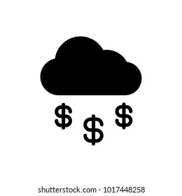 money rain vector icon