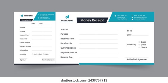 Money Receipt Design Receipt Template.