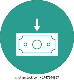 Dinero, recibir, transferir imagen vectorial de icono. También se puede usar para Finanzas y Dinero. Idóneo para aplicaciones web, aplicaciones móviles y medios impresos.