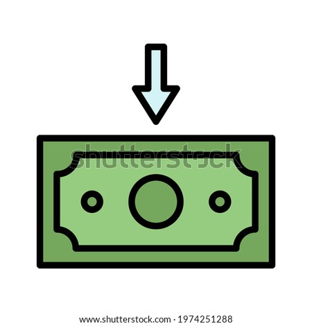 Money, recieve, transfer icon vector image. Can also be used for Finance and Money. Suitable for use on web apps, mobile apps and print media.