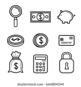 Money related objects design