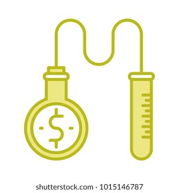 Money research vector icon